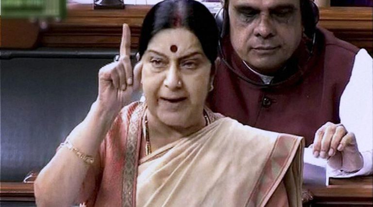 कुलभूषण जाधव अपने परिवार का नहीं पूरे भारत का बेटा, हर कीमत पर बचाएंगे: सुषमा स्वराज