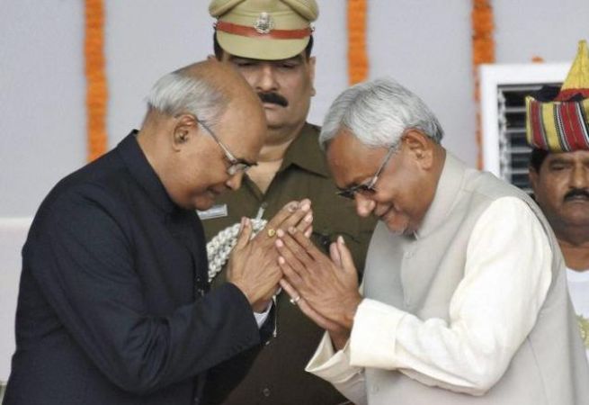 NDA समर्थित उम्मीदवार रामनाथ कोविंद के समर्थन में JDU