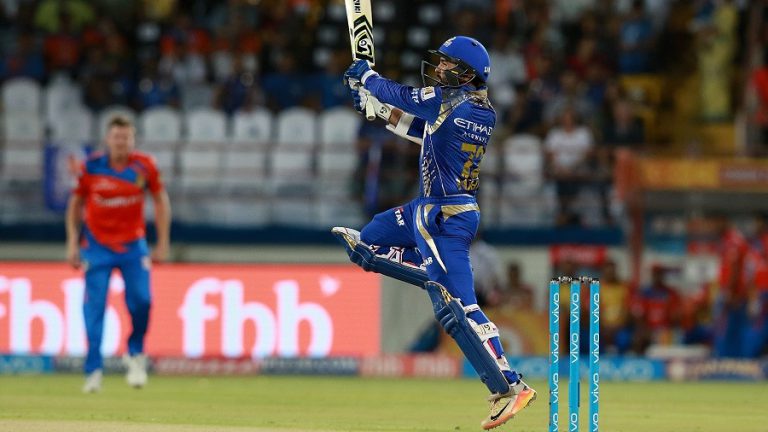 #IPL10: मुंबई-गुजरात का मैच हुआ टाई